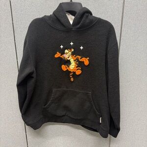DISNEY Hoodie Womens
Black Fleece TIGGER 
Sweater